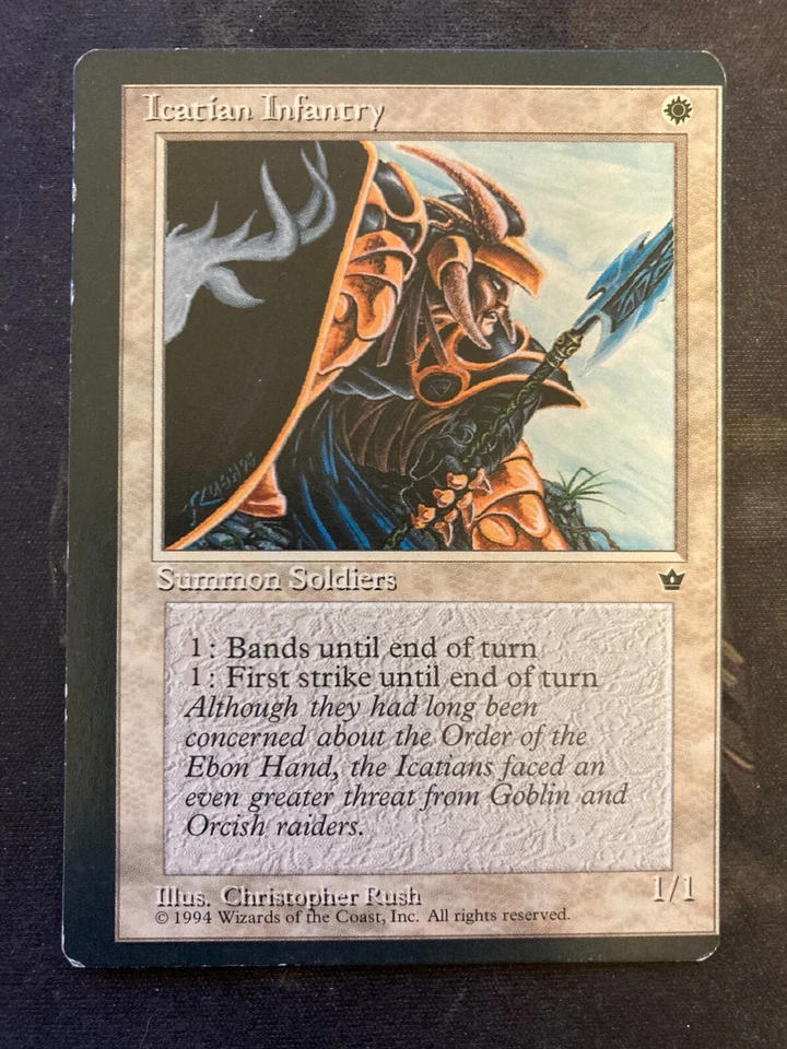 *** MISCUT Icatian Infantry *** LP - Fallen Empires - DUTY FREE - MtG Magic - Image 3 of 4