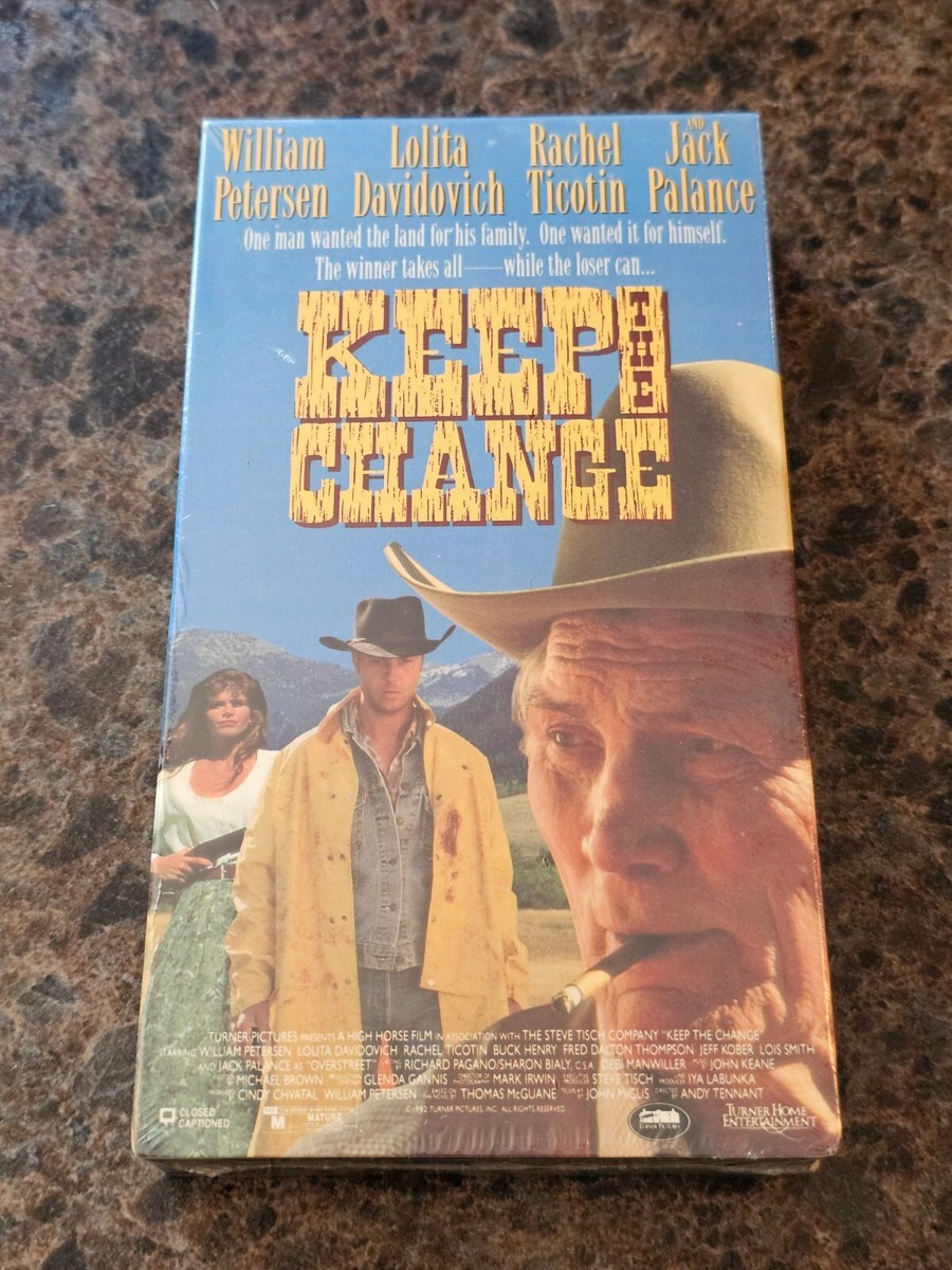 BRAND NEW Keep The Change (VHS; 1992) Jack Palance RARE Sealed OOP