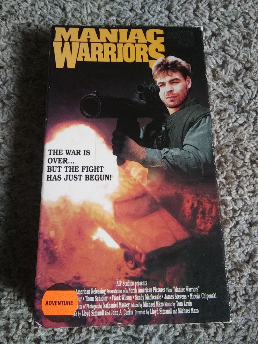 Maniac Warriors CUT BOX VHS
