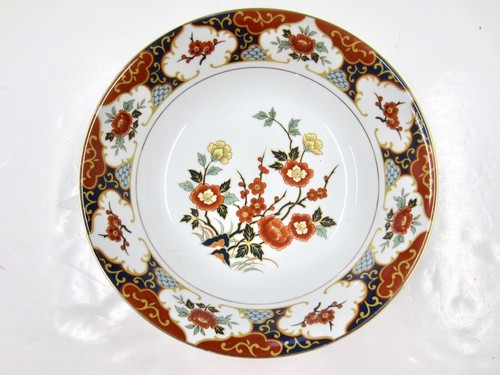 Vintage MONTGOMERY WARD KYOTO Made Japan IMARI Vegetable Side Serving Bowl 9" - Picture 3 of 8