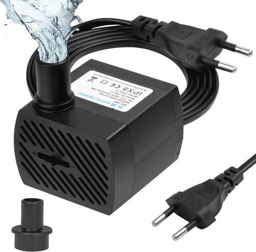 Mini Pompa Acqua, Sommergibile Ultra-Silenzioso 25W 1500L/H Acquario Fontane - Foto 11 di 14