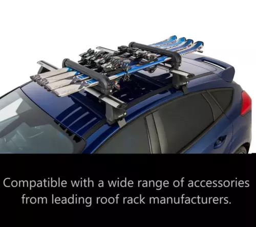 Roof Racks (Black) fits Holden Cruze Sportswagon with raised rails | 2013 - 2016 - Picture 8 of 11