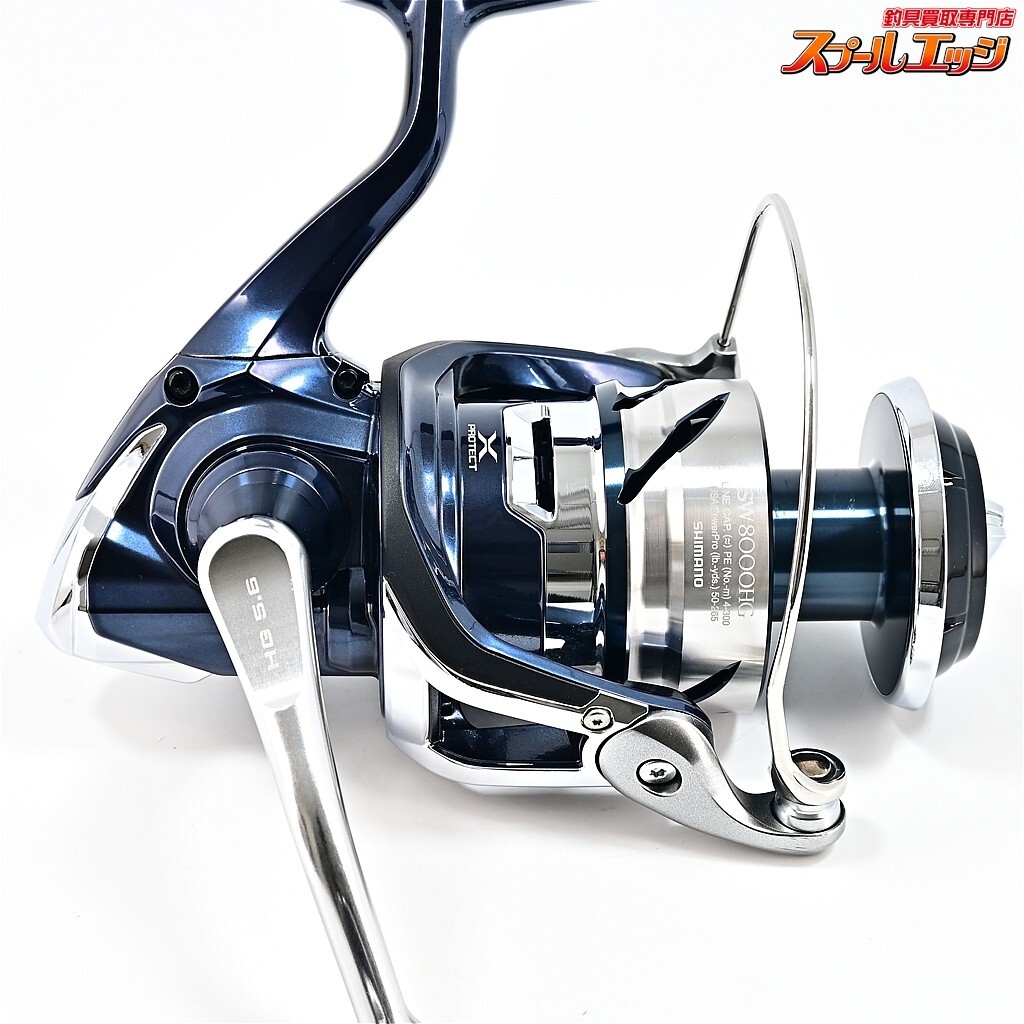 Near Mint】Shimano 21 TWINPOWER SW8000HG Spinning Reel From Japan