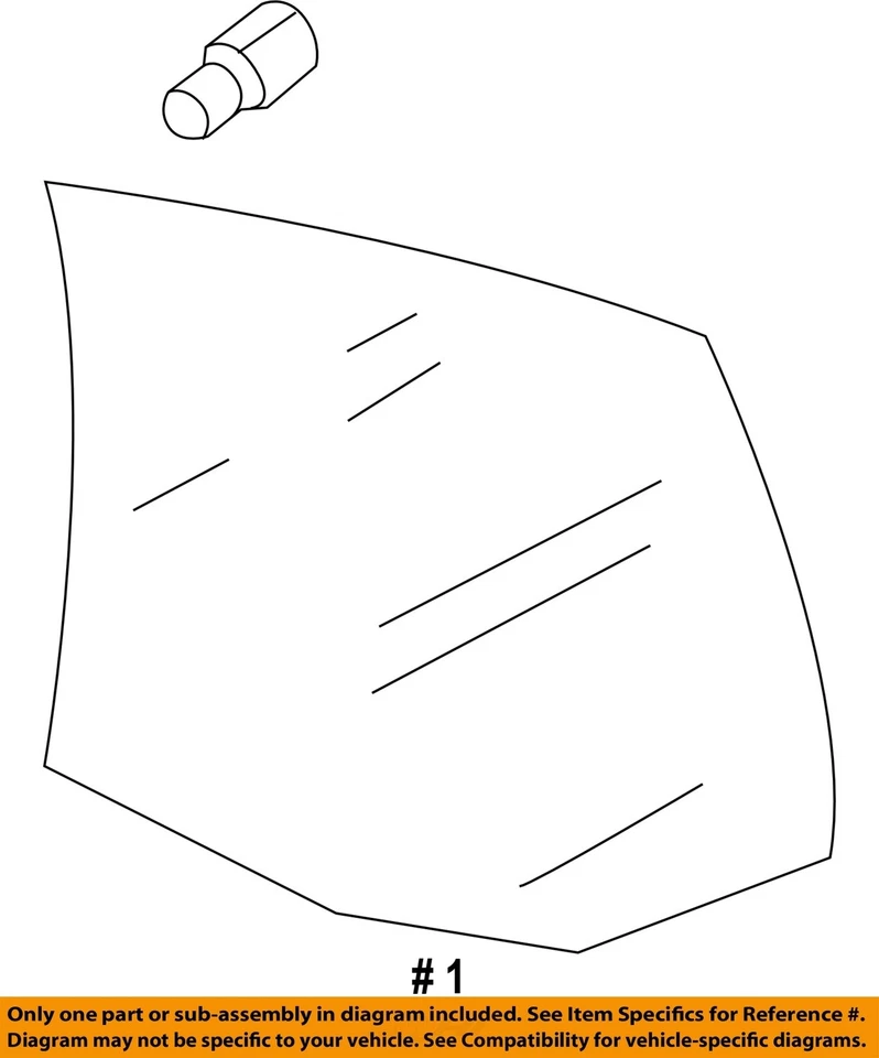 Puerta trasera pasajero cristal OEM 2006 2007 2008 2009 2010 Volkswagen Passat Foto 4 de 4