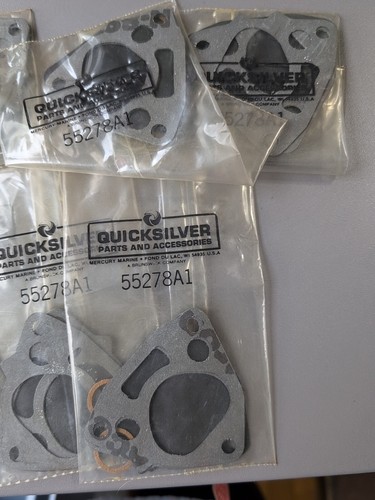 10 Mercury Quicksilver 55278A 1 Diaphragm Kit OEM NOS - Picture 2 of 5