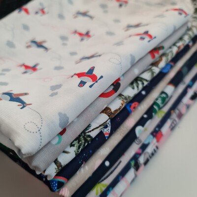 Baumwolle Leinen Stoff Blumen Weihnachten Kleid Handwerk Quilten 58'' breit pro Meter