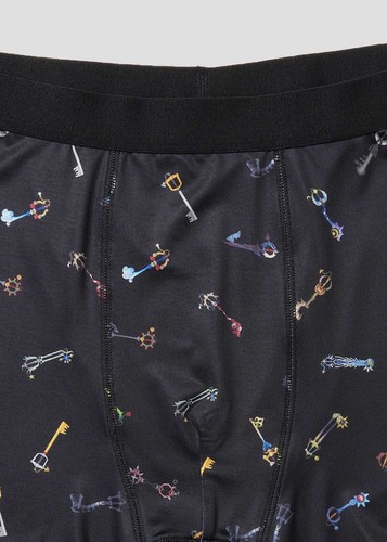 Kingdom Hearts Graniph Keyblade Boxer Briefs Black Mens shorts Disney Gift JP - Picture 3 of 10