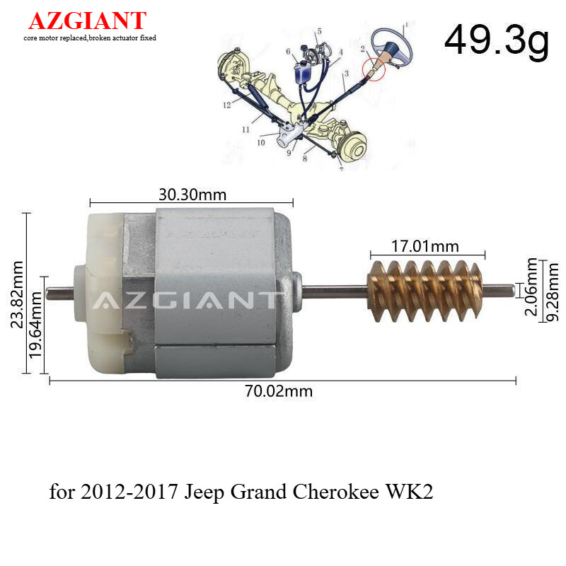 Steering Column Lock Motor ESL ELV Repair for 2012-2017 Jeep Grand