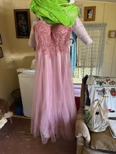 Aila Sweetheart Beaded A-Line Glitter Formal Dress