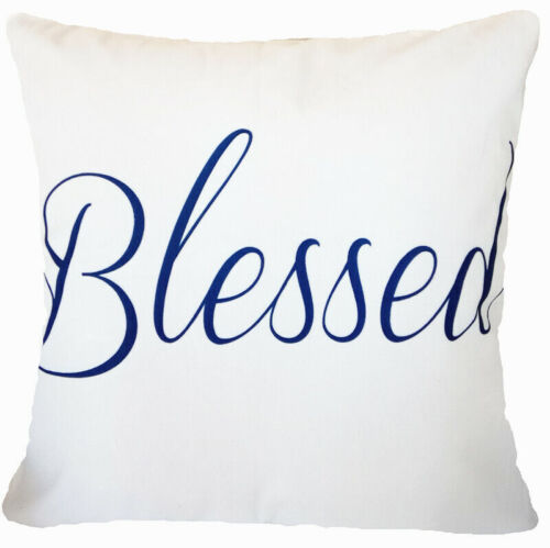 PILLOW COVER Navy Blue Velvet Boho Home Decor Decorative Bed Cushion Case 16x16" - Picture 10 of 19