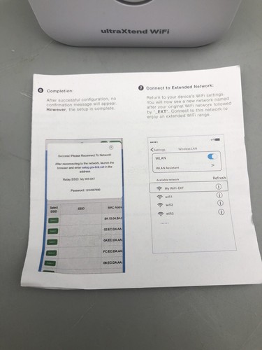 ULTRAXTEND Répéteur Répéteur Wifi Booster Extender Prise Facile 1 Pièce NON TESTÉ *LIRE - Photo 14/20