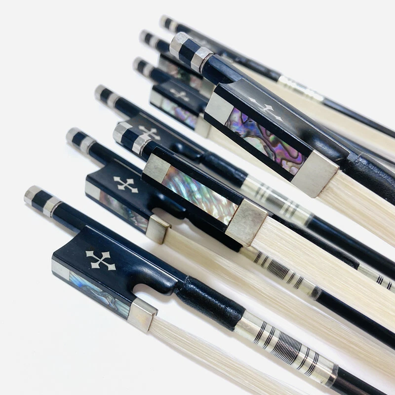 1pcs professional black Carbon fiber violin bow 3/4 ,natural horsetail - Image 4 of 4