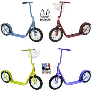 childrens purple scooters