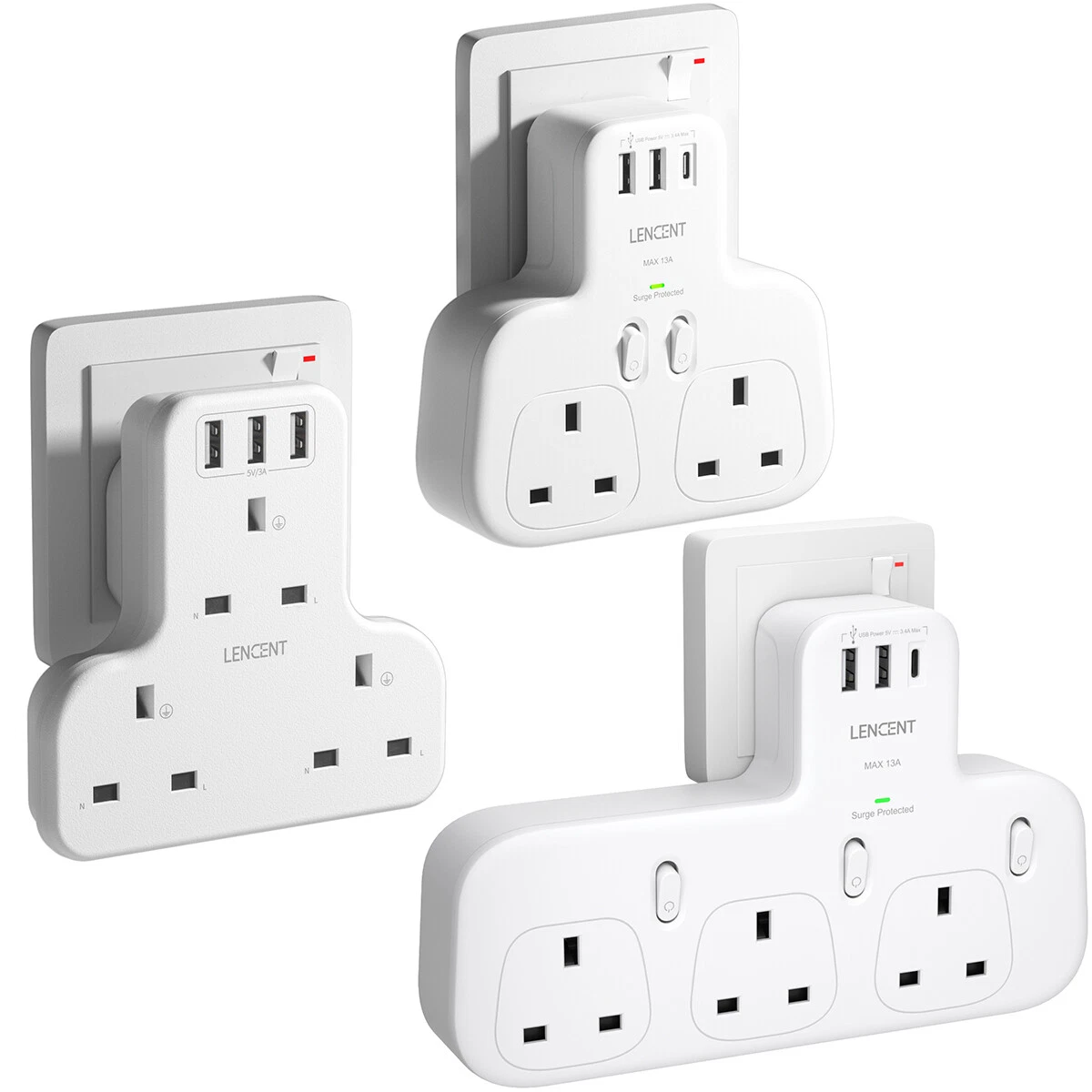 Multi plug cheap with usb