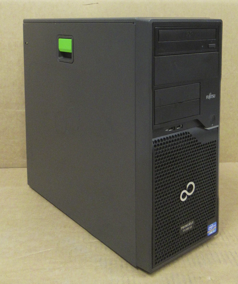 Fujitsu Primergy TX100 S3p Tower Server i3-3220 3.3GHz 2GB Ram 500GB HDD DVD ROM - Image 2 of 4
