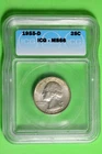 1955 D ICG MS66 Washington Quarter #B26422