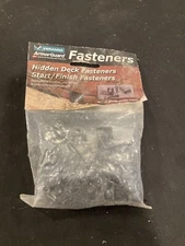 (25) Veranda Armorguard hidden deck fastener starter clips & Screws Start Finish