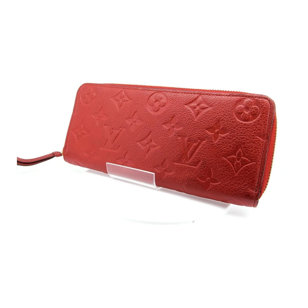 louis vuitton red wallet