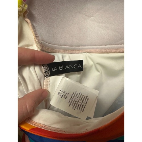 Neu mit Etikett La Blanca Damen Standard Neckholder Tankini Badeanzug Oberteil Größe 4 - Bild 3 von 5