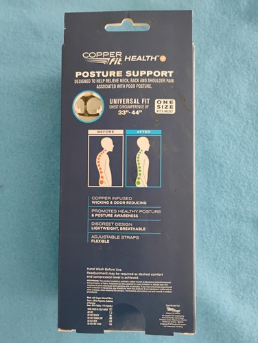 Copper Fit Health + Adjustable Posture Support (Chest 33"-44") - FREE SHIPPING! - Picture 5 of 5