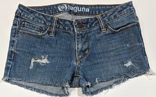 Bullhead Laguna women's blue jeans shorts size 3.