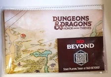 Dungeons & Dragons Honor Among Thieves Cloth Map Movie Promo SGA Cinemark AMC