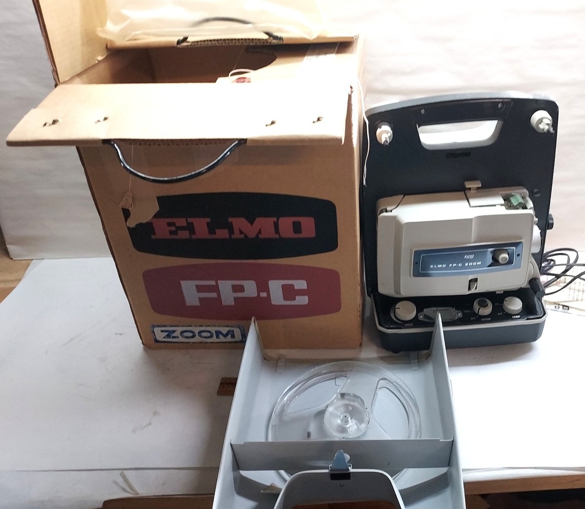 Vintage Elmo FP-C 8mm Portable Projector - In Box | eBay