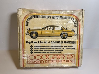 Vintage 1970's Ocular 2 Proximity Detection Auto Car Alarm System - New