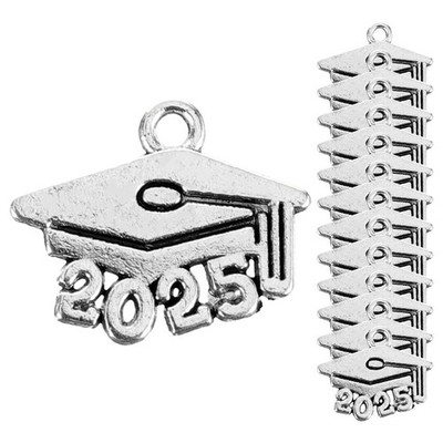  20pcs Grad Cap Ohrringe Charms Graduation Party bevorzugt Metall 2025 DIY