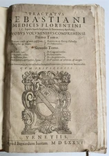 1586 CIVIL & CANON LAW BOOK antique S. MEDICI Tractatus 16th CENTURY FOLIO