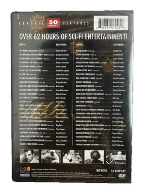 Sci-Fi Classics 50 Movie Pack (DVD, 2004, 12-Disc Set) for sale