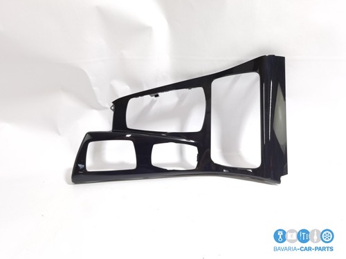 Mascherina pannello console centrale originale BMW F10 F18 F11 9206372 NERO - Foto 4 di 10