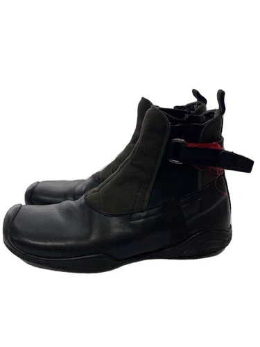 Bottes PRADA side gore cuir noir occasion