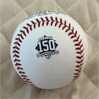 Rawlings Official MLB Baseball Atlanta Braves 150th Anniversary Logo