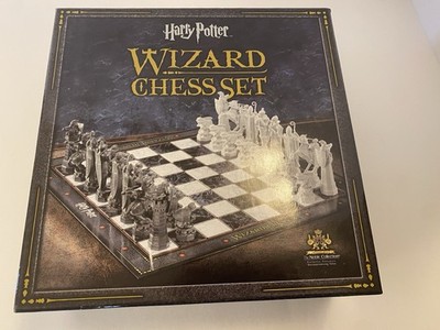 Harry Potter Wizard Chess Set by Noble Collection 100% Complete with Box & Bags