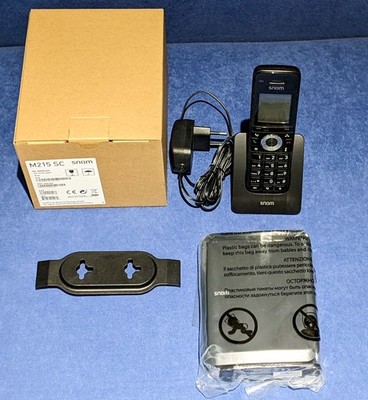 Snom M15 SC Mobilteil mit Ladeschale und DECT Basisstation M200