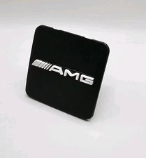 Mercedes-Benz AMG In White Lettering Tow Hitch Cover/Plug/Cap for 2" Receivers
