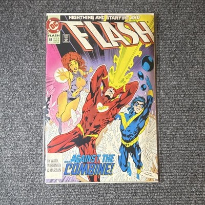 DC Comics The Flash #81 ''Against the Combine!'' Nightwing Starfire Modern Age