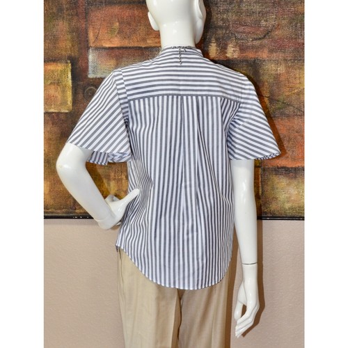 Kate Spade New York Broome Street Stripe Flutter Sleeve Top Blouse XS NEW!!! - Picture 5 of 5