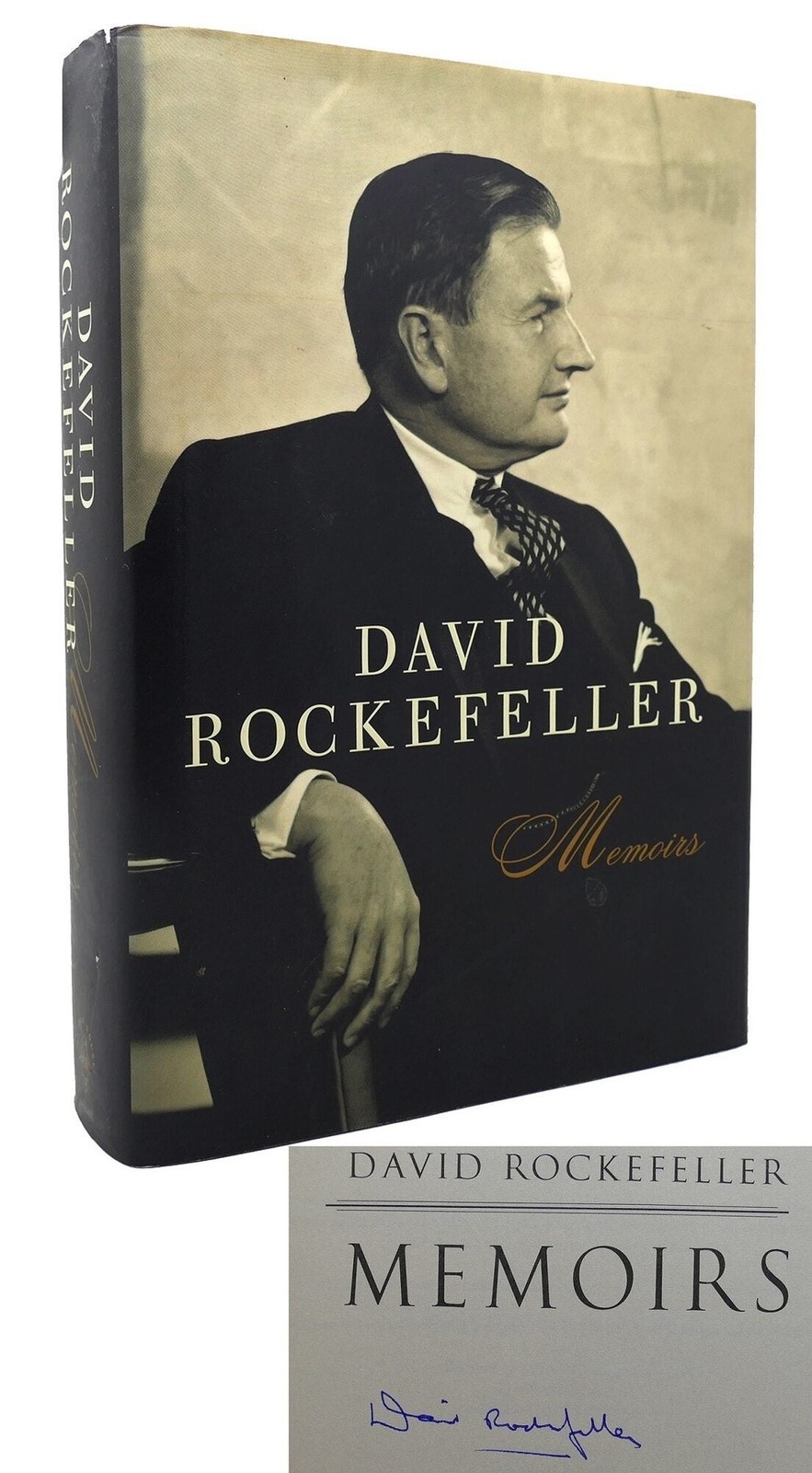 David Rockefeller DAVID ROCKEFELLER MEMOIRS SIGNED 1st 1st Edition 3rd ...