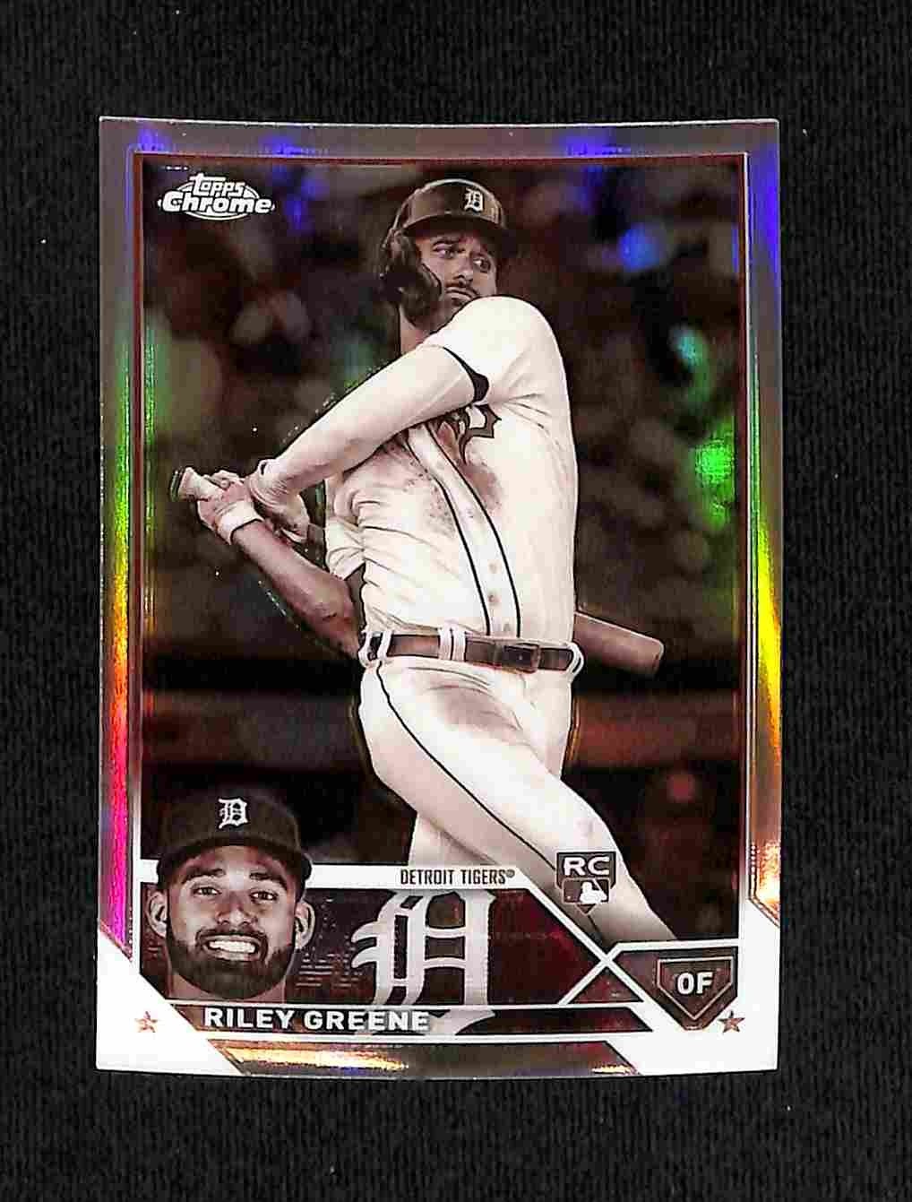 2023 Topps Chrome - Riley Greene #182 Sepia Refractor (RC)