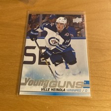 2019-20 Upper Deck UD Young Guns YG Ville Heinola Rookie Card RC #204 Jets