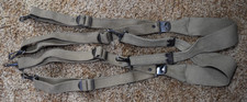 WWII US Army M1936 Field Suspenders Khaki Complete