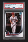 2025 Bowman Chrome - Mike Trout #27 - Angels PSA 9