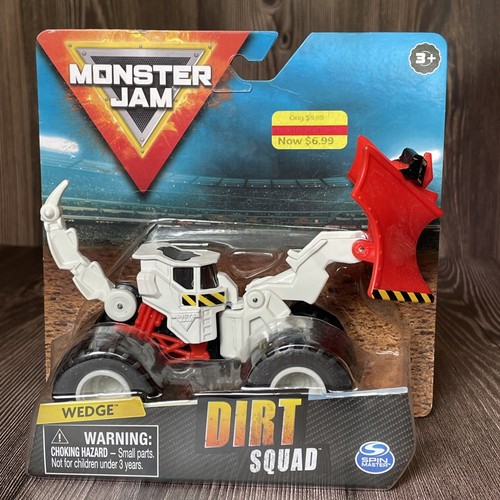2021 SPIN MASTER MONSTER JAM - DIRT SQUAD - KEIL White & Red