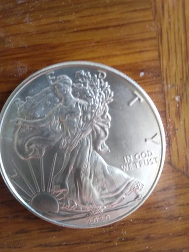 2020 American Silver Eagle 1 oz .999 Silver Dollar BU