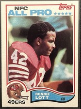 Ronnie Lott Cards, Rookie Card and Autographed Memorabilia Guide 19