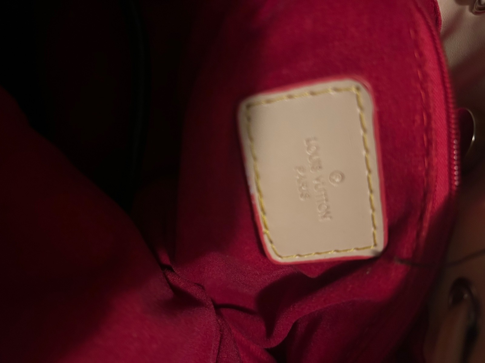Louis Vuitton RARE Men’s Backpack Red Bottom Lining authentic image 5