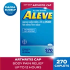 ALEVE 220mg Caplet Fever Treatment - 270 Count - EXP 06/2027