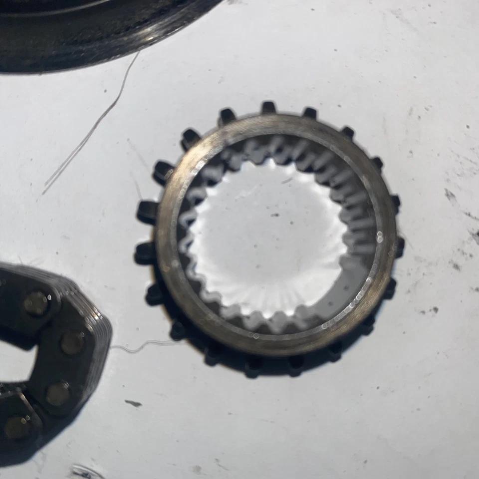 1986 83-87 Honda XL600R XL600 R 600 XL XR / OEM Boa MANIVELA DO MOTOR ENGRENAGENS PRIMÁRIAS - Imagem 4 de 4